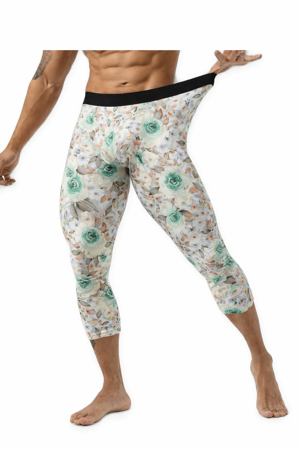 Sleevor 43 - Velvet Leggings for Men - Sarman Fashion - Wholesale Clothing Fashion Brand for Men from Canada