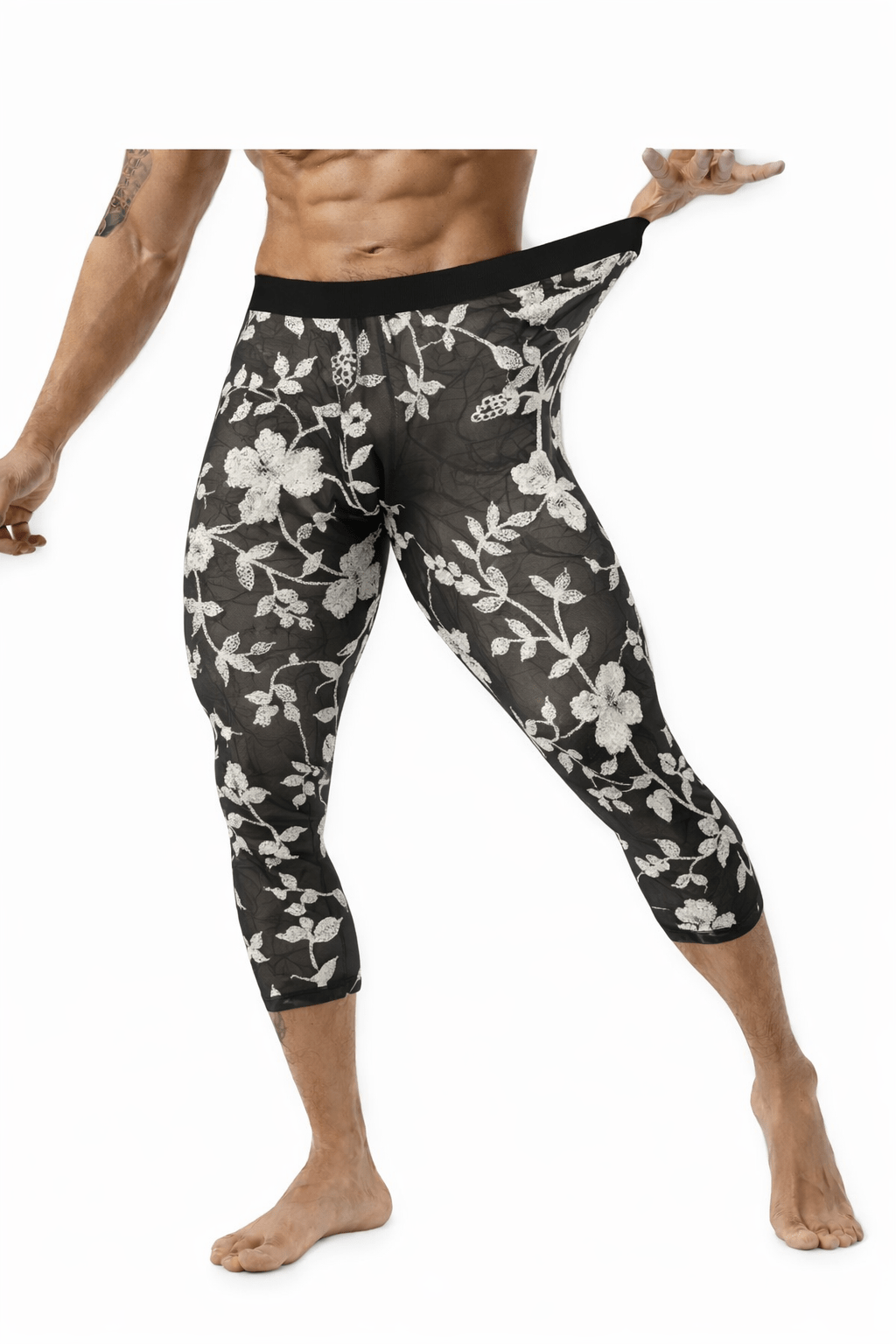 Sleevor 46 - Velvet Leggings for Men - Sarman Fashion - Wholesale Clothing Fashion Brand for Men from Canada