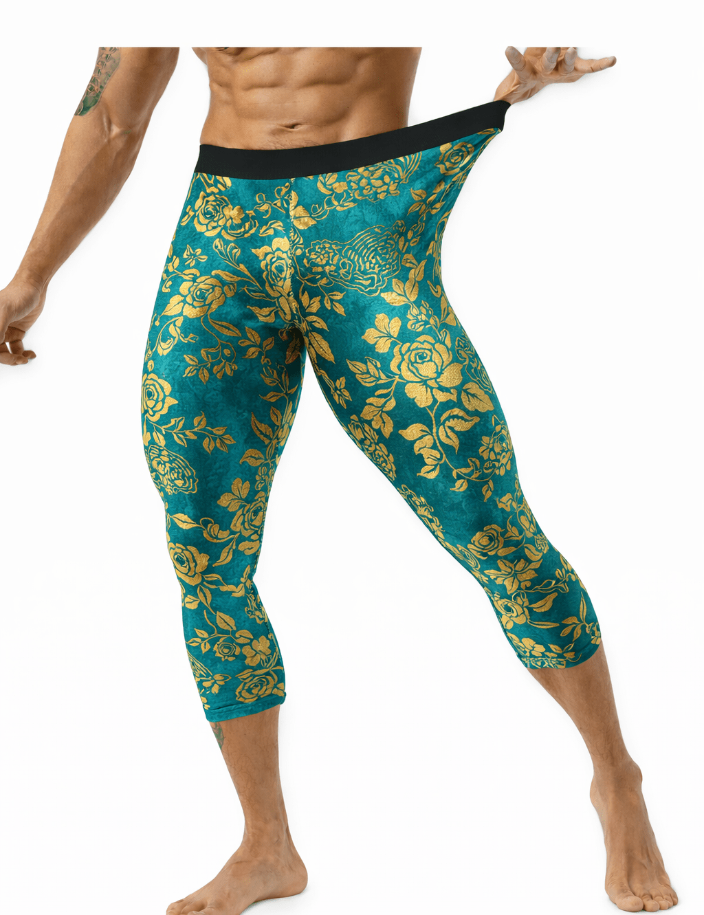 Sleevor 48 - Velvet Leggings for Men - Sarman Fashion - Wholesale Clothing Fashion Brand for Men from Canada