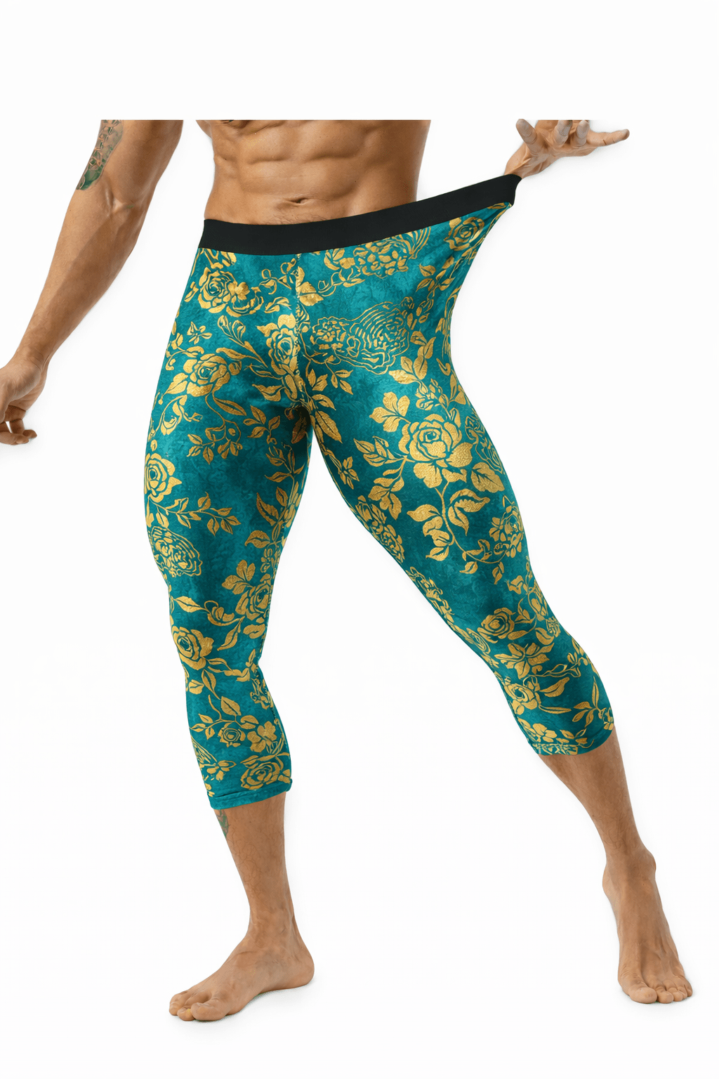 Sleevor 48 - Velvet Leggings for Men - Sarman Fashion - Wholesale Clothing Fashion Brand for Men from Canada