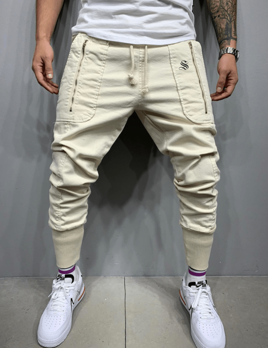 SNuja 4 - Joggers for Men - Sarman Fashion - Wholesale Clothing Fashion Brand for Men from Canada