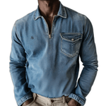 Sokila - Long Sleeves Shirt for Men - Sarman Fashion - Wholesale Clothing Fashion Brand for Men from Canada