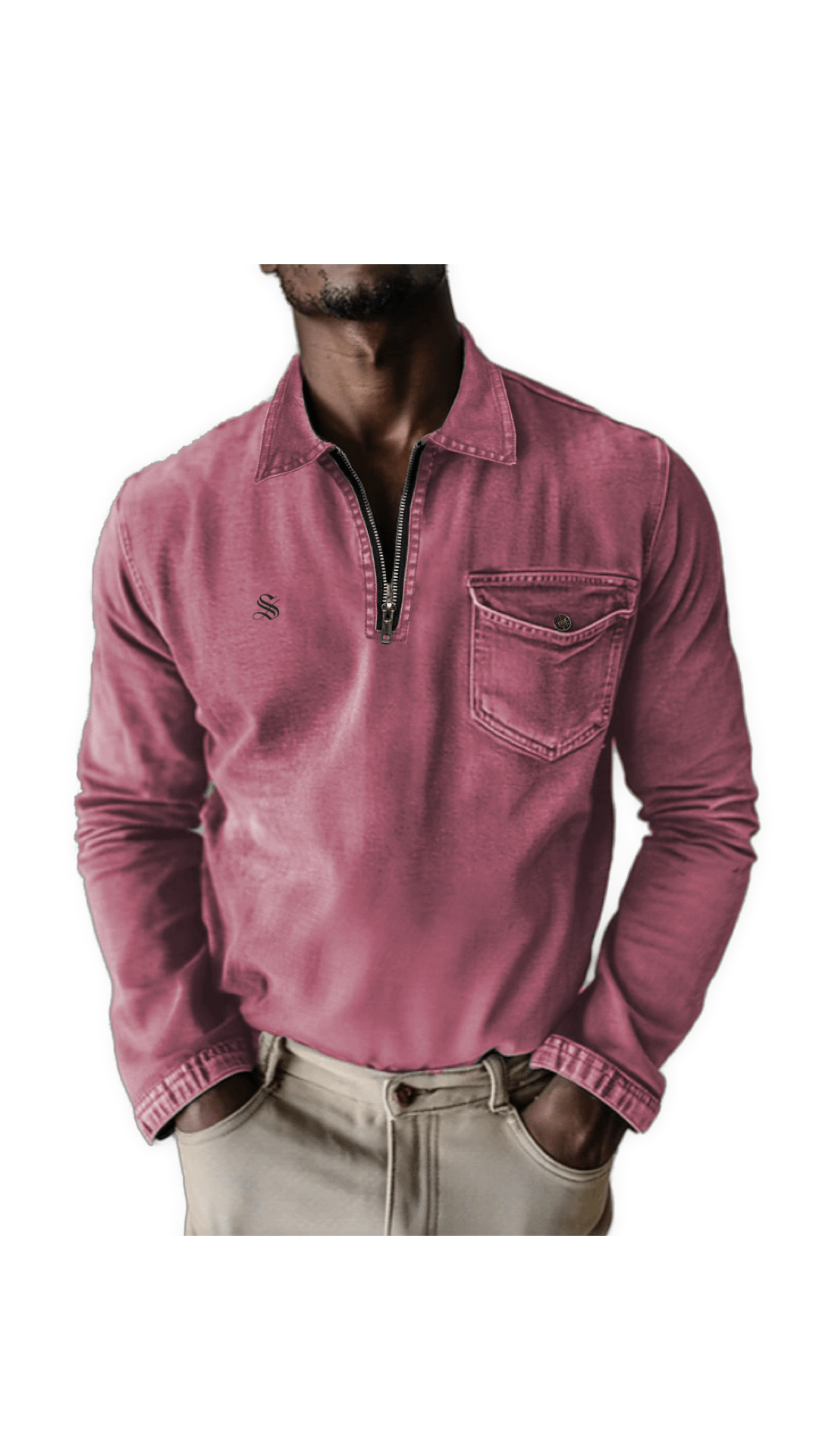 Sokila - Long Sleeves Shirt for Men - Sarman Fashion - Wholesale Clothing Fashion Brand for Men from Canada