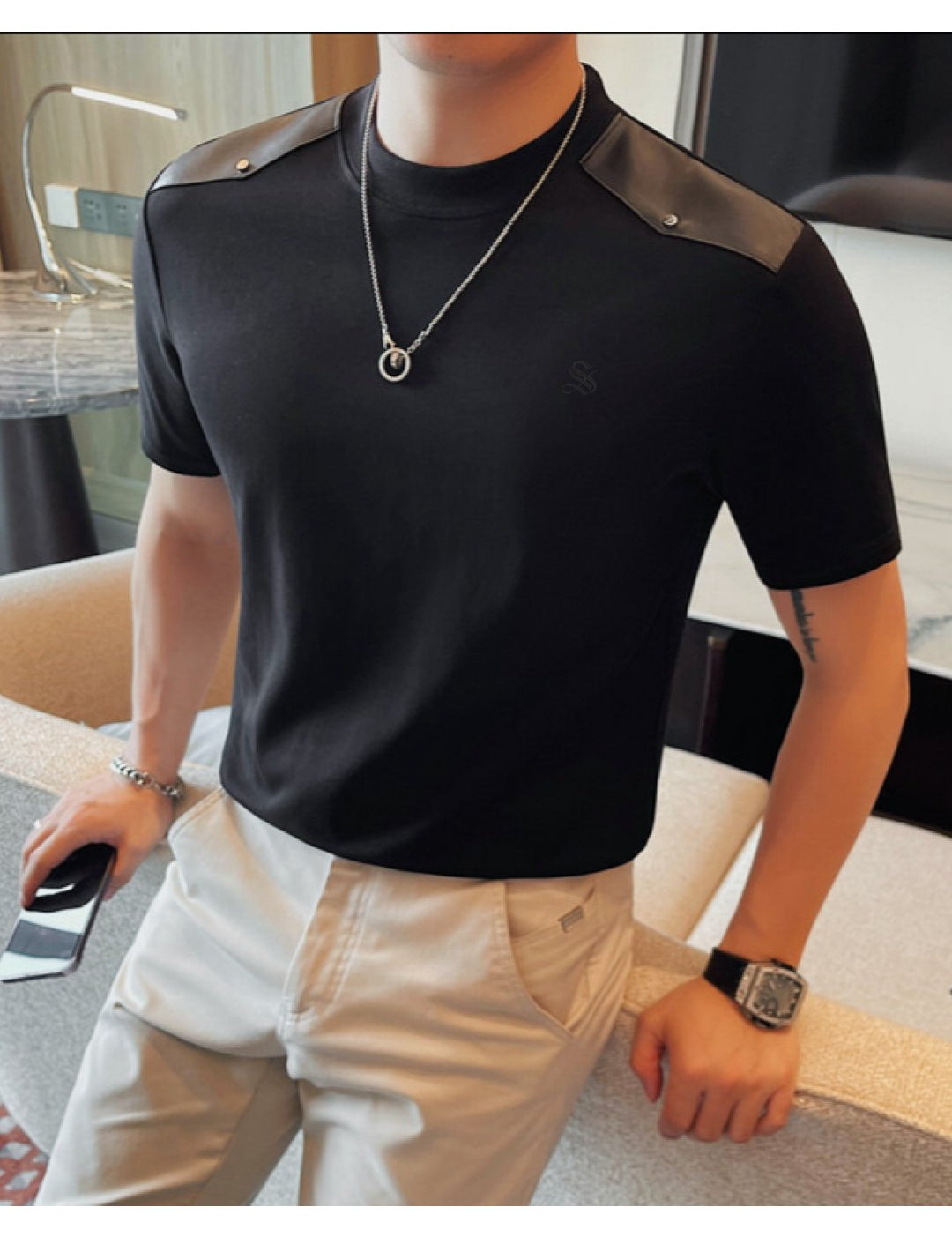 SOPJH - Men’s t-shirt - Sarman Fashion - Wholesale Clothing Fashion Brand for Men from Canada