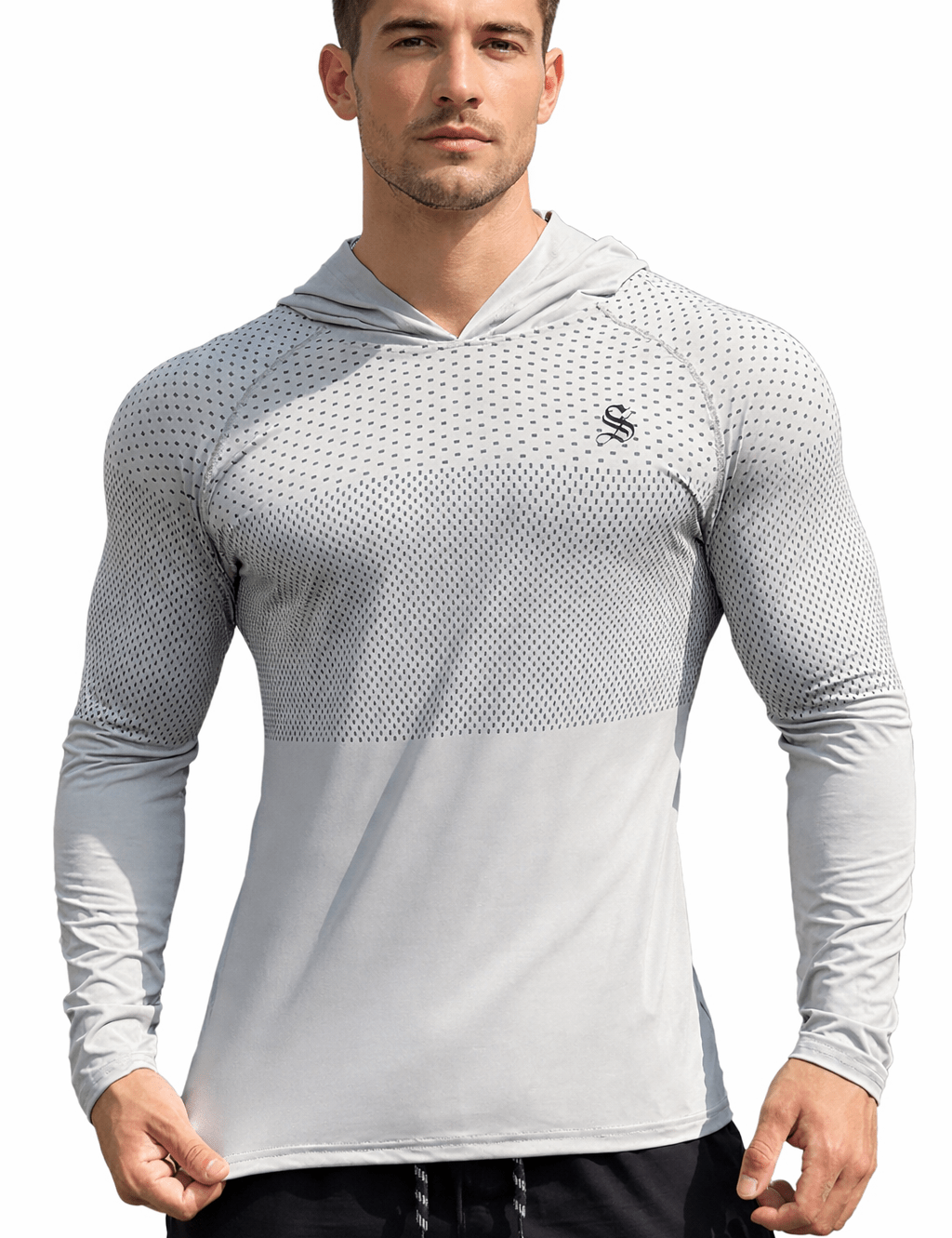 Sorula - Long Sleeve Shirt with Hood for Men - Sarman Fashion - Wholesale Clothing Fashion Brand for Men from Canada