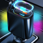 SPGUARD 3 Retractable Car Charger, Retractable Cables and 2 USB Ports Compatible with iPhone 16/15/14/13/12/11/iPad, Galaxy S23/ S22/S10 - Sarman Fashion - Wholesale Clothing Fashion Brand for Men from Canada