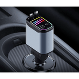 SPGUARD Retractable Car Charger, Retractable Cables and 2 USB Ports Compatible with iPhone 16/15/14/13/12/11/iPad, Galaxy S23/ S22/S10 - Sarman Fashion - Wholesale Clothing Fashion Brand for Men from Canada