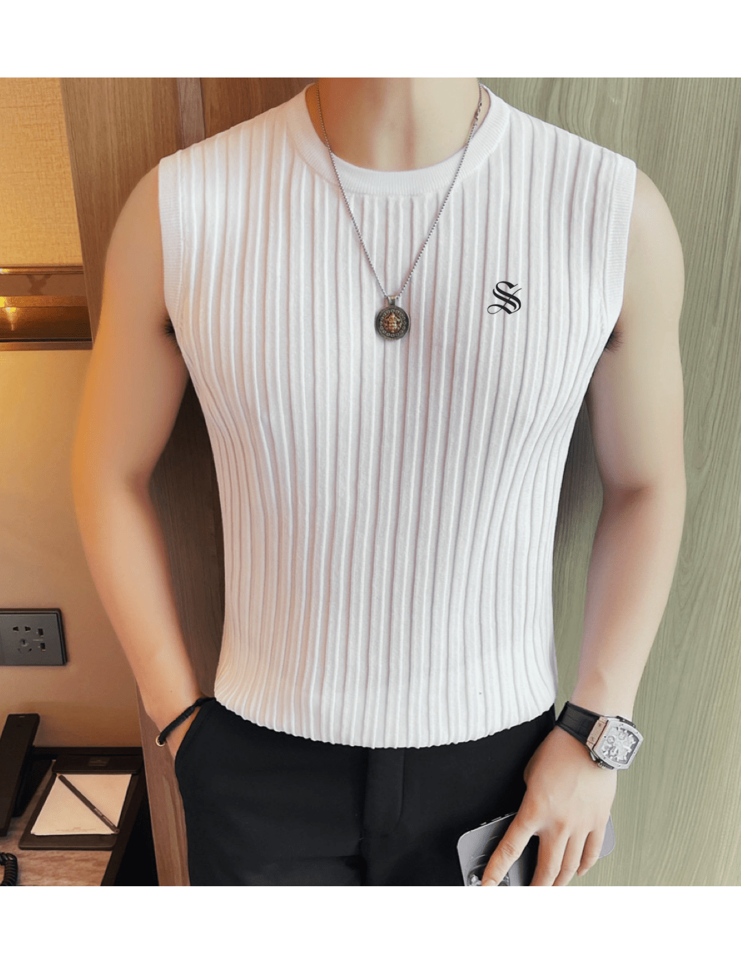 Staffgo 2 - Tank Top for Men - Sarman Fashion - Wholesale Clothing Fashion Brand for Men from Canada