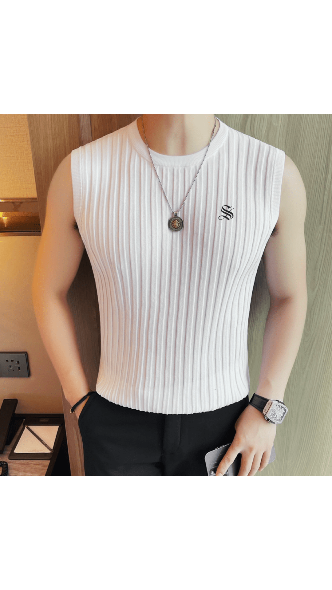Staffgo 2 - Tank Top for Men - Sarman Fashion - Wholesale Clothing Fashion Brand for Men from Canada
