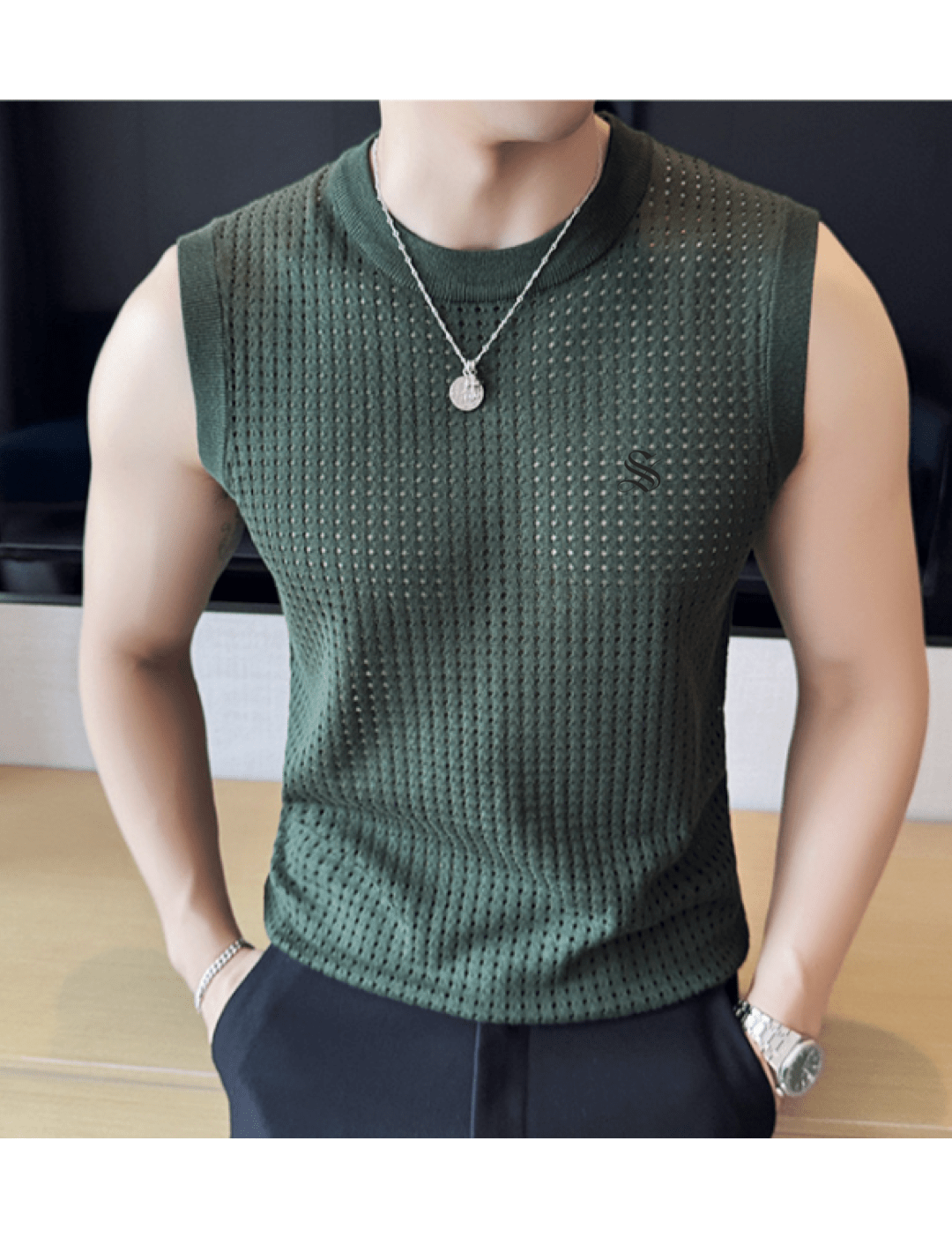 Staffgo 3 - Tank Top for Men - Sarman Fashion - Wholesale Clothing Fashion Brand for Men from Canada