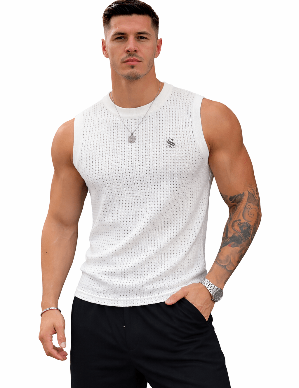 Staffgo 3 - Tank Top for Men - Sarman Fashion - Wholesale Clothing Fashion Brand for Men from Canada