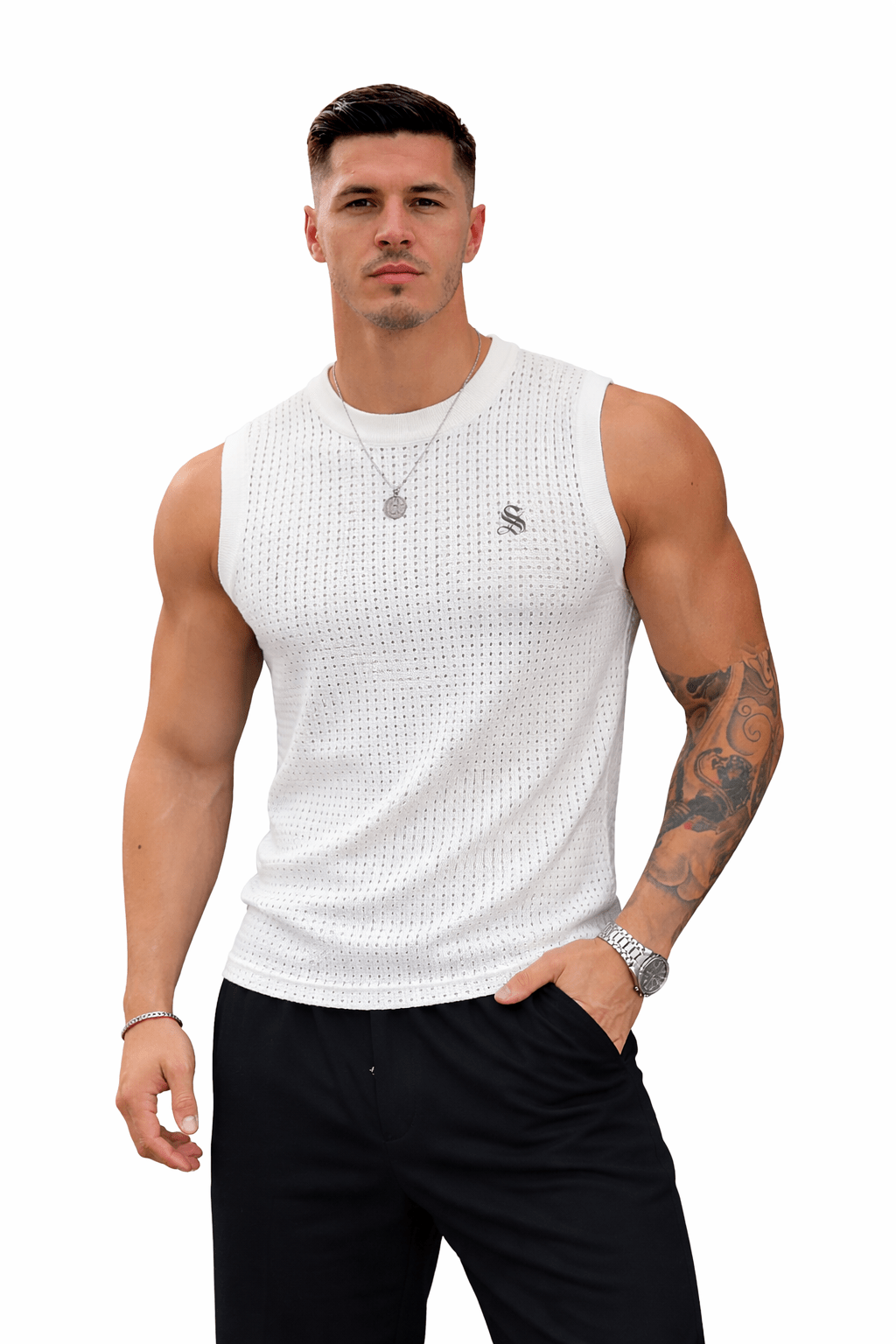 Staffgo 3 - Tank Top for Men - Sarman Fashion - Wholesale Clothing Fashion Brand for Men from Canada