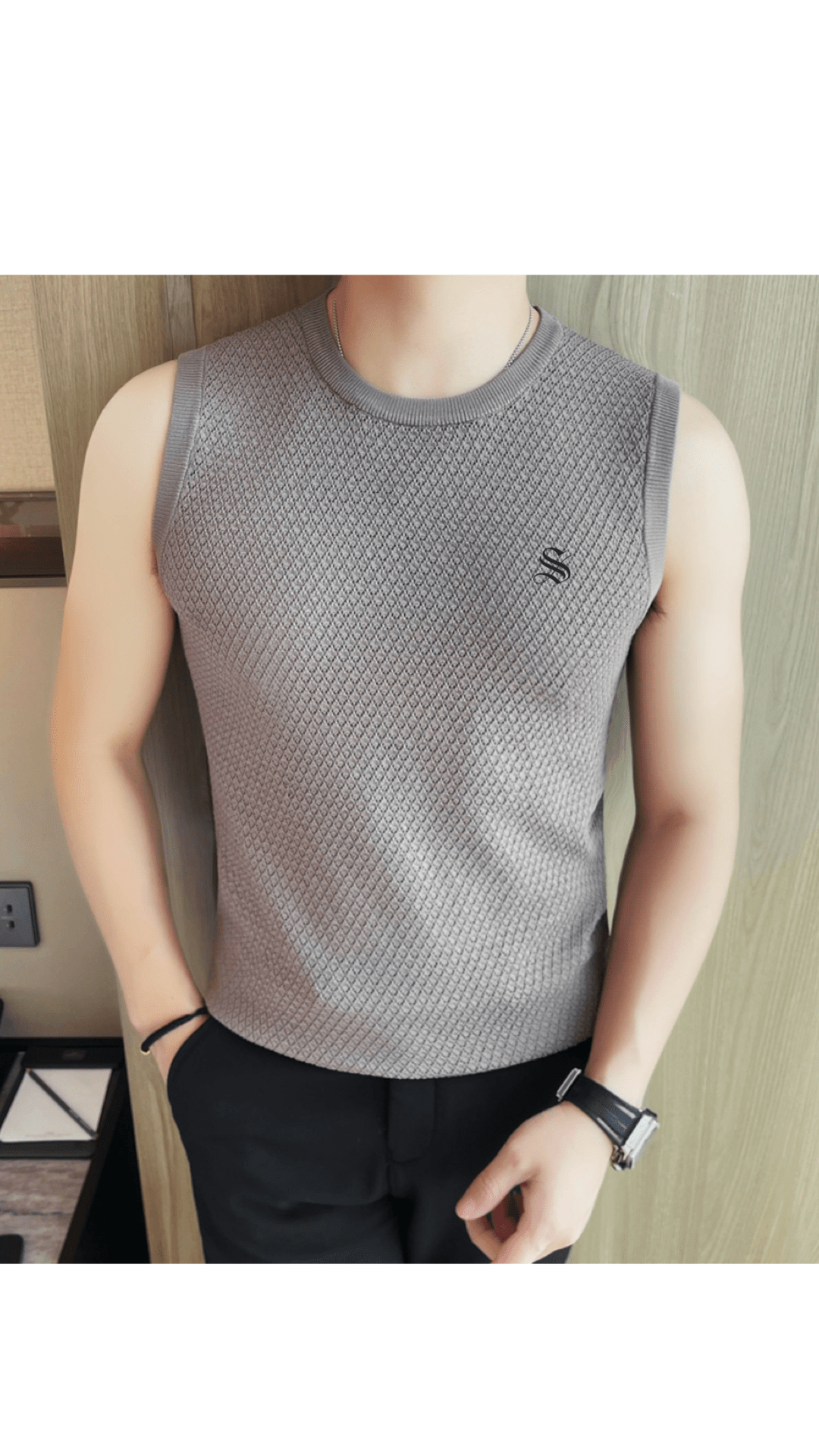 Staffgo 4 - Tank Top for Men - Sarman Fashion - Wholesale Clothing Fashion Brand for Men from Canada