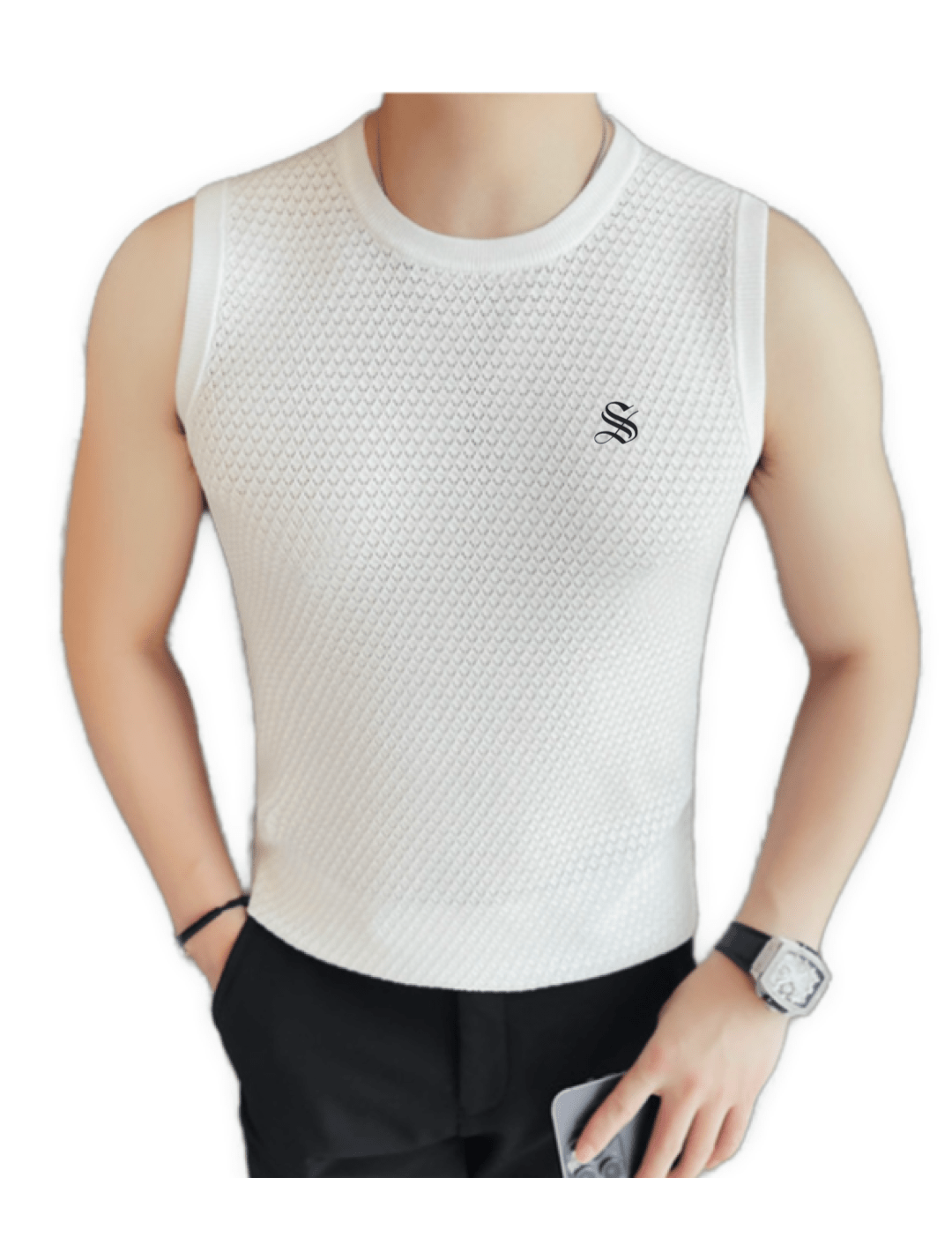 Staffgo 4 - Tank Top for Men - Sarman Fashion - Wholesale Clothing Fashion Brand for Men from Canada