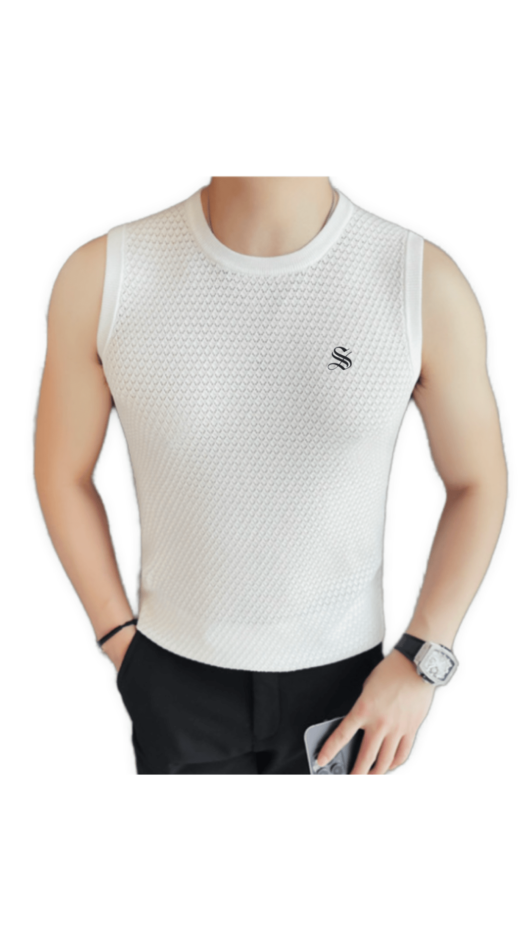 Staffgo 4 - Tank Top for Men - Sarman Fashion - Wholesale Clothing Fashion Brand for Men from Canada