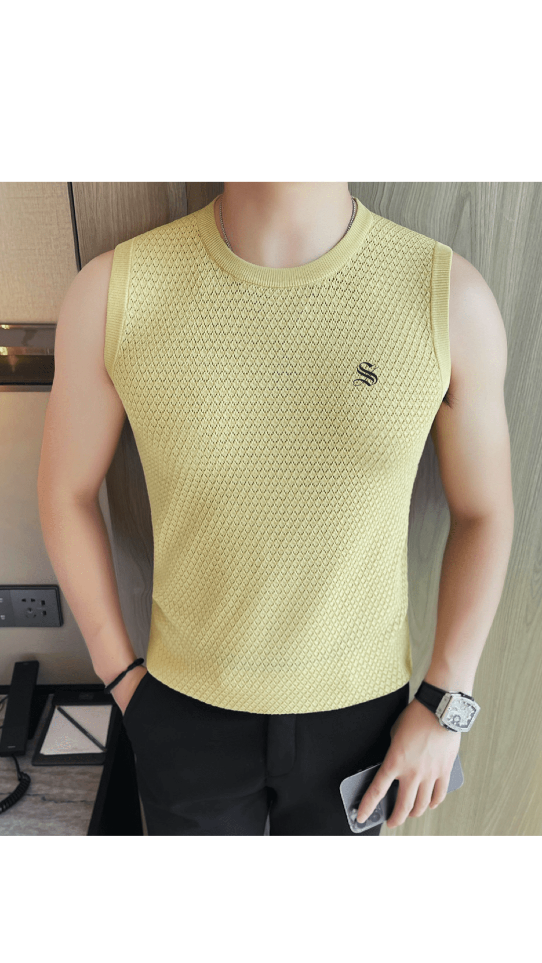 Staffgo 4 - Tank Top for Men - Sarman Fashion - Wholesale Clothing Fashion Brand for Men from Canada