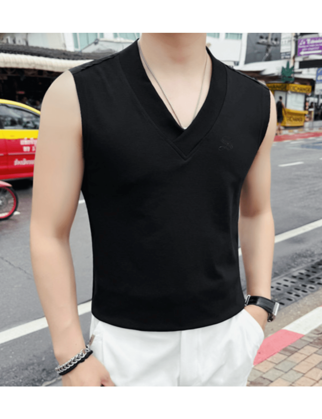 Staffgo 5 - Tank Top for Men - Sarman Fashion - Wholesale Clothing Fashion Brand for Men from Canada