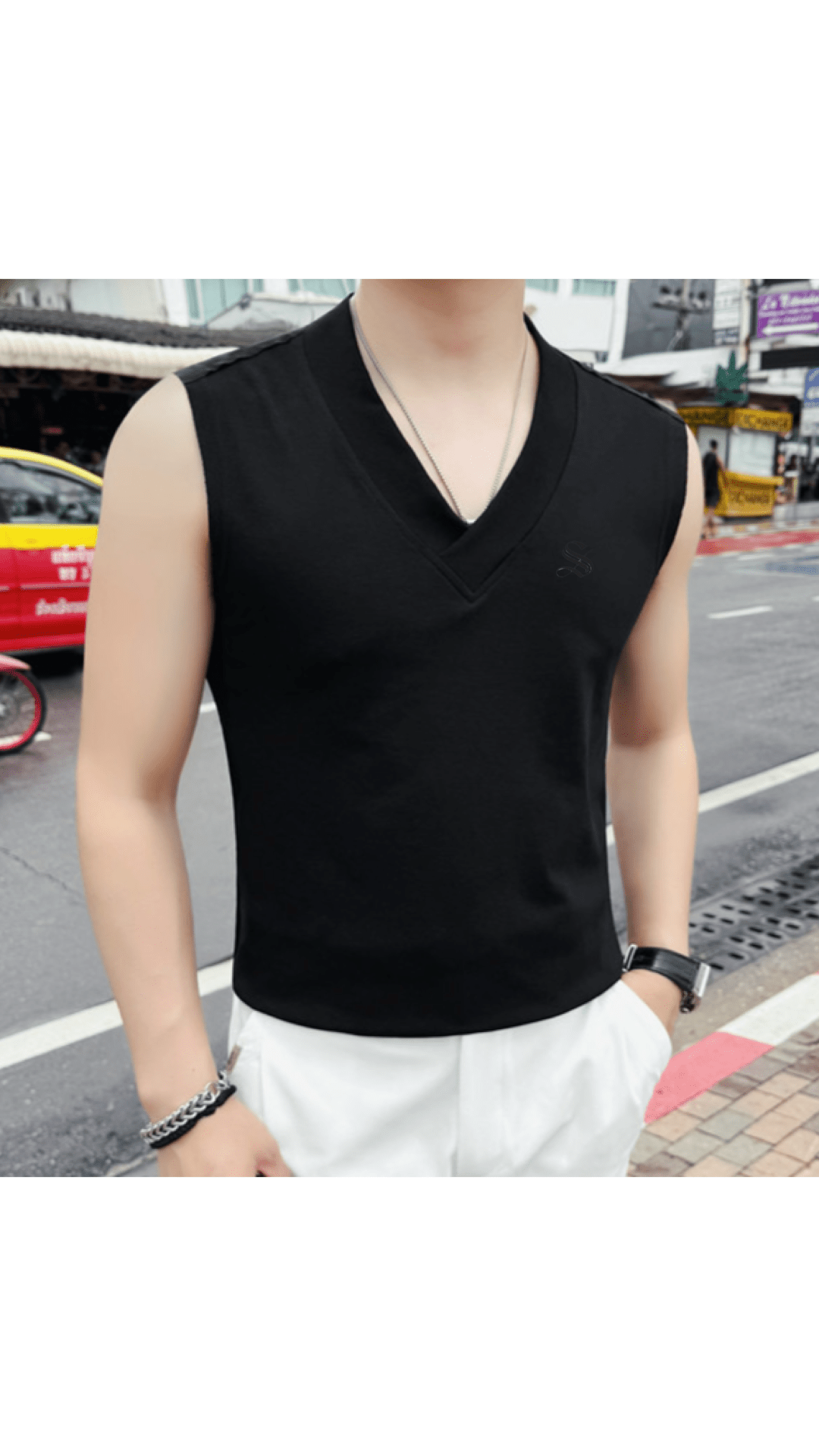Staffgo 5 - Tank Top for Men - Sarman Fashion - Wholesale Clothing Fashion Brand for Men from Canada