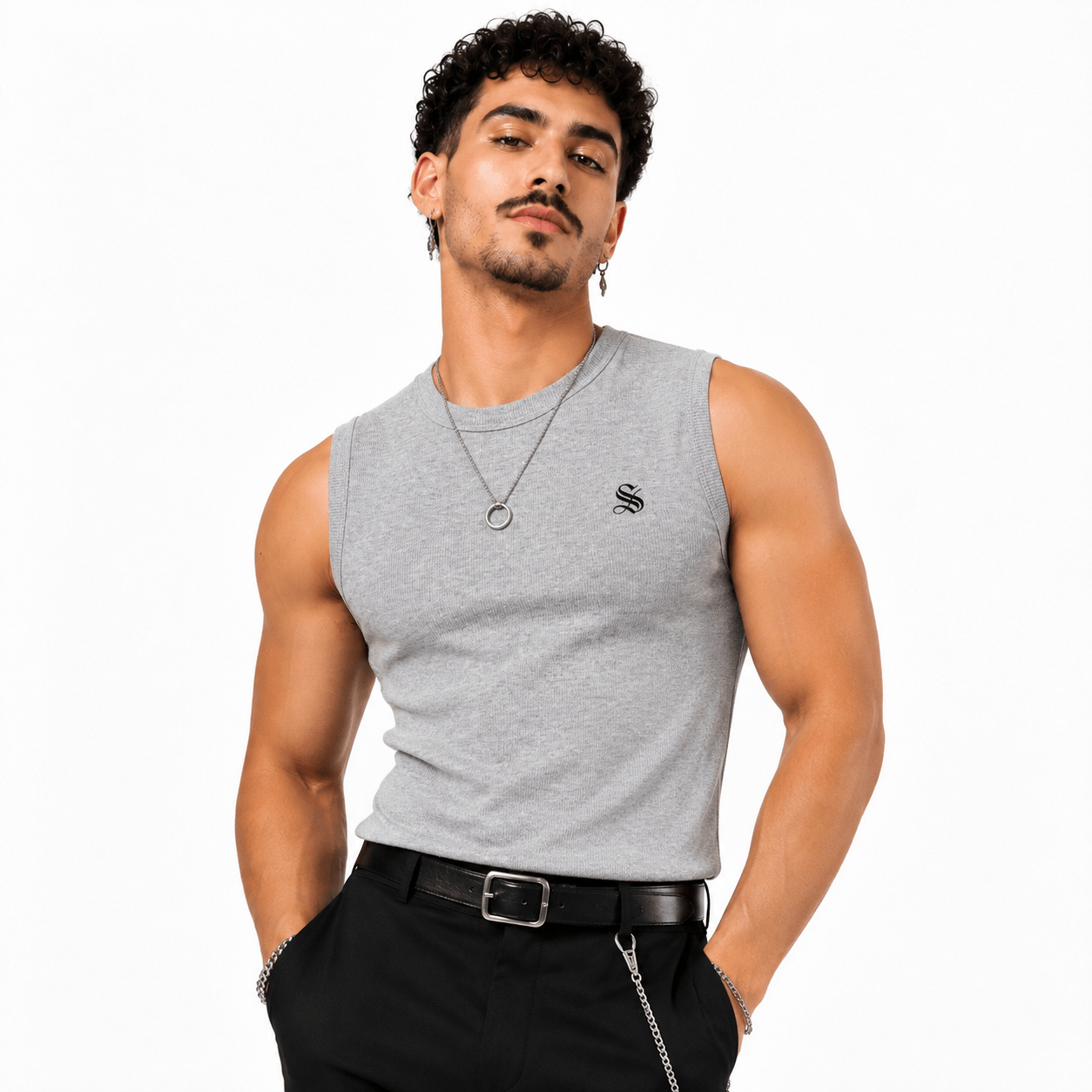 Staffgo - Tank Top for Men - Sarman Fashion - Wholesale Clothing Fashion Brand for Men from Canada