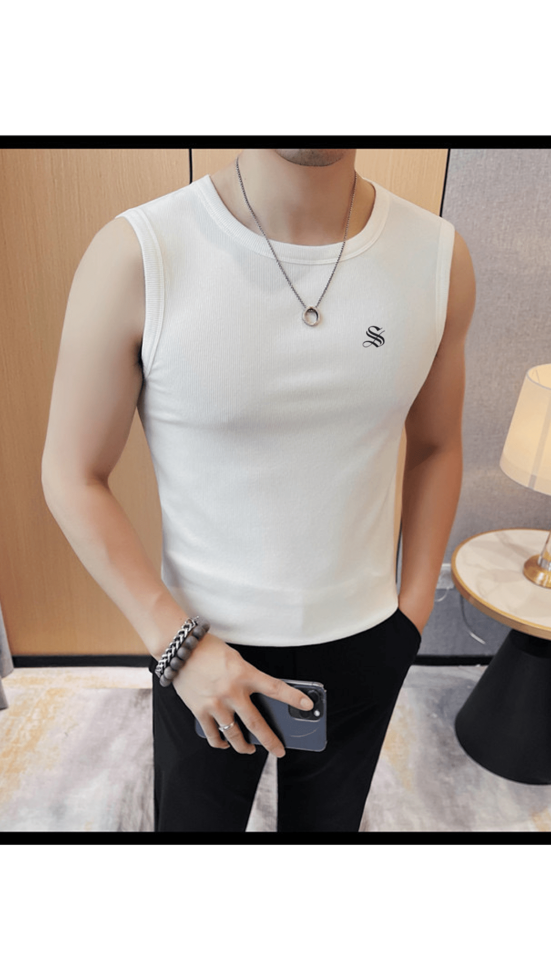 Staffgo - Tank Top for Men - Sarman Fashion - Wholesale Clothing Fashion Brand for Men from Canada