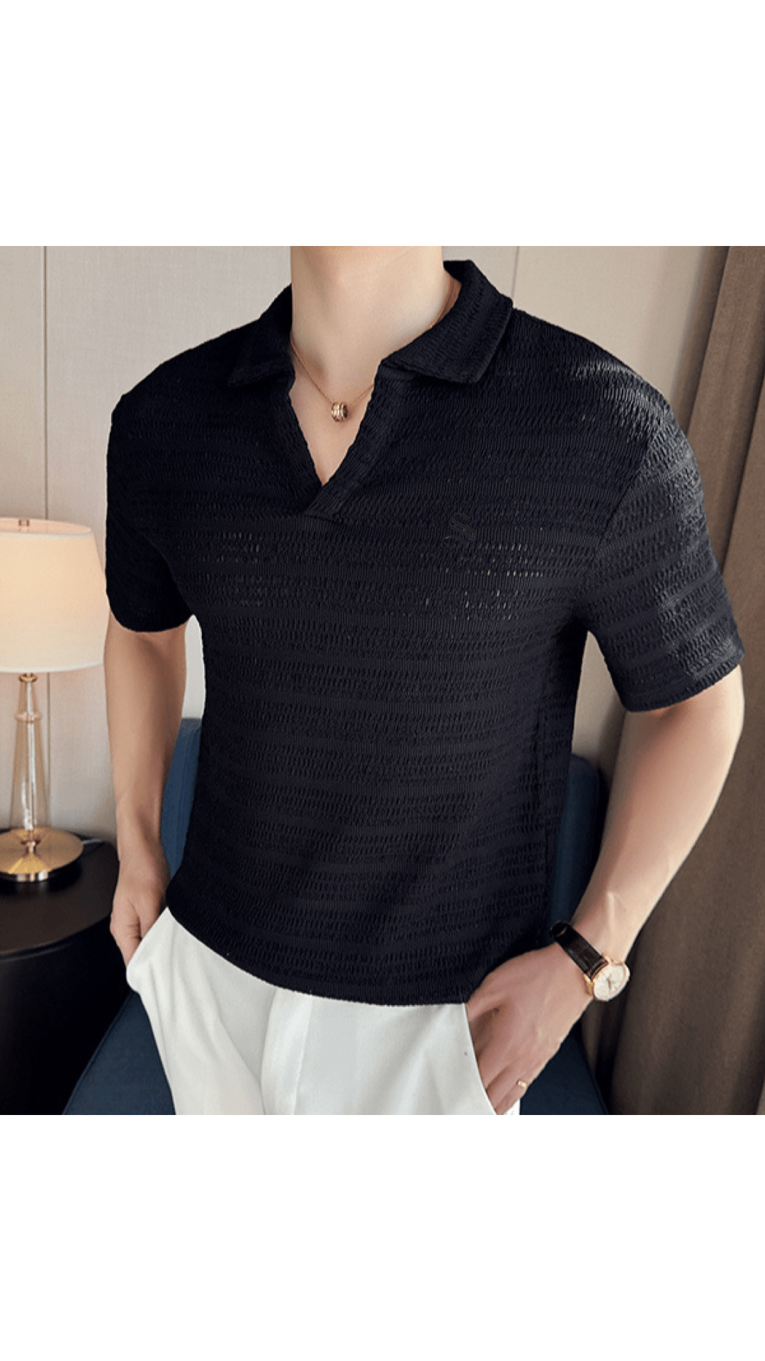 Staffno 6 - Polo Shirt for Men - Sarman Fashion - Wholesale Clothing Fashion Brand for Men from Canada
