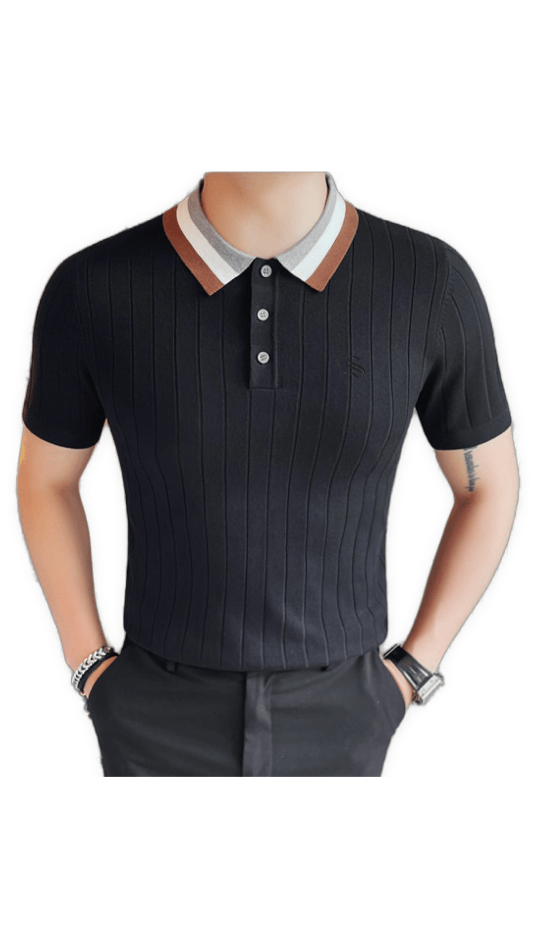 Staffno 7 - Polo Shirt for Men - Sarman Fashion - Wholesale Clothing Fashion Brand for Men from Canada