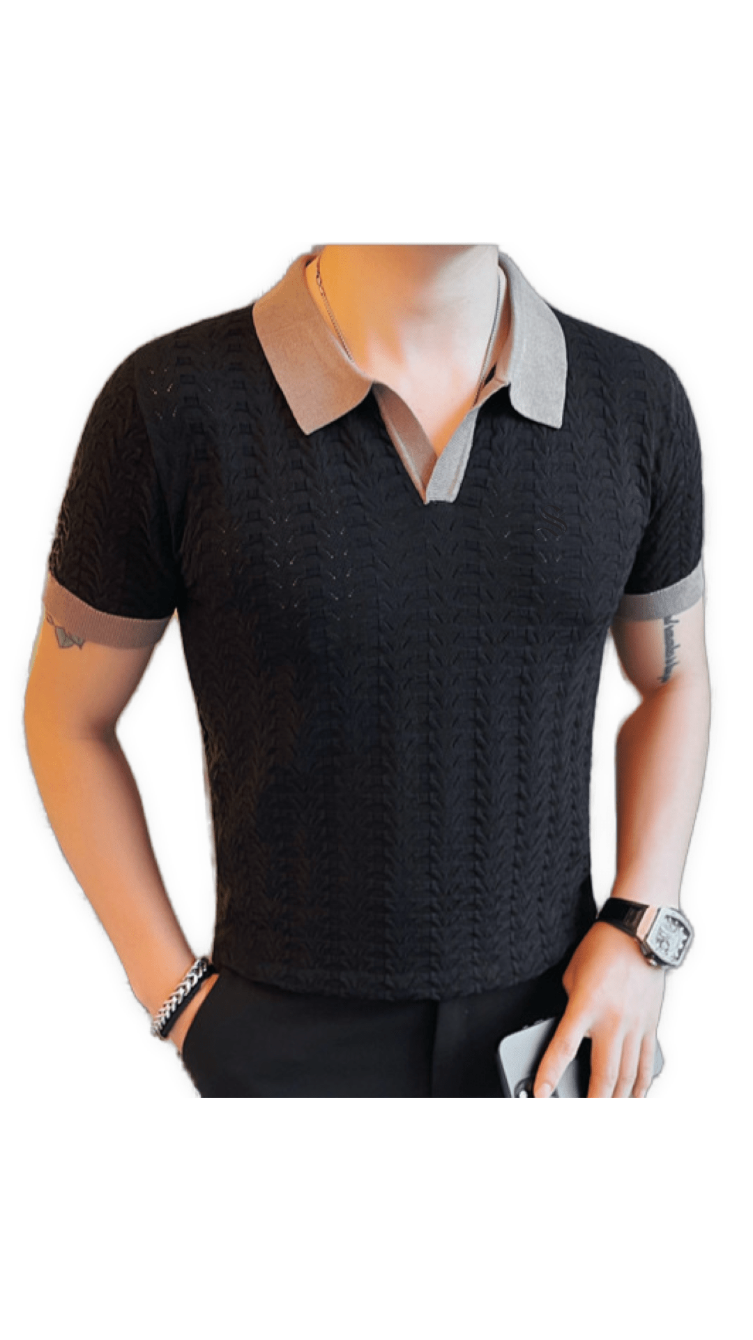 Staffno 8 - Polo Shirt for Men - Sarman Fashion - Wholesale Clothing Fashion Brand for Men from Canada