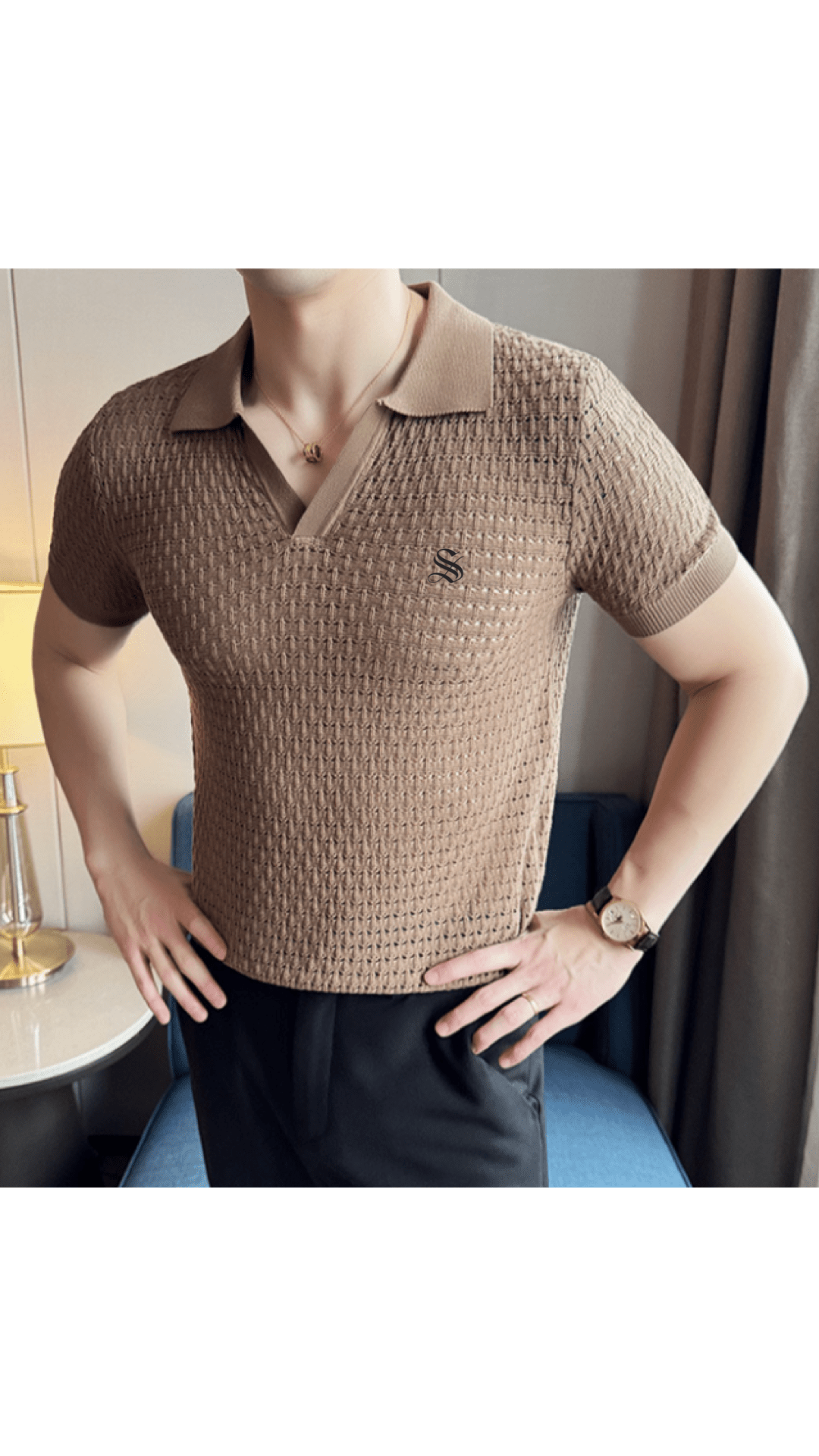 Staffno 9 - Polo Shirt for Men - Sarman Fashion - Wholesale Clothing Fashion Brand for Men from Canada
