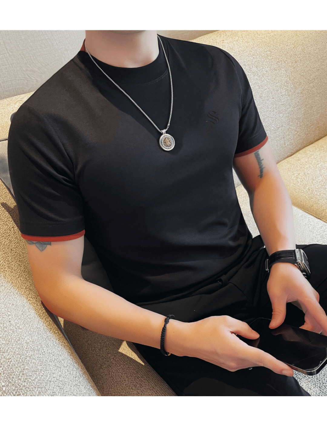 Staffro 11 - T-Shirt for Men - Sarman Fashion - Wholesale Clothing Fashion Brand for Men from Canada