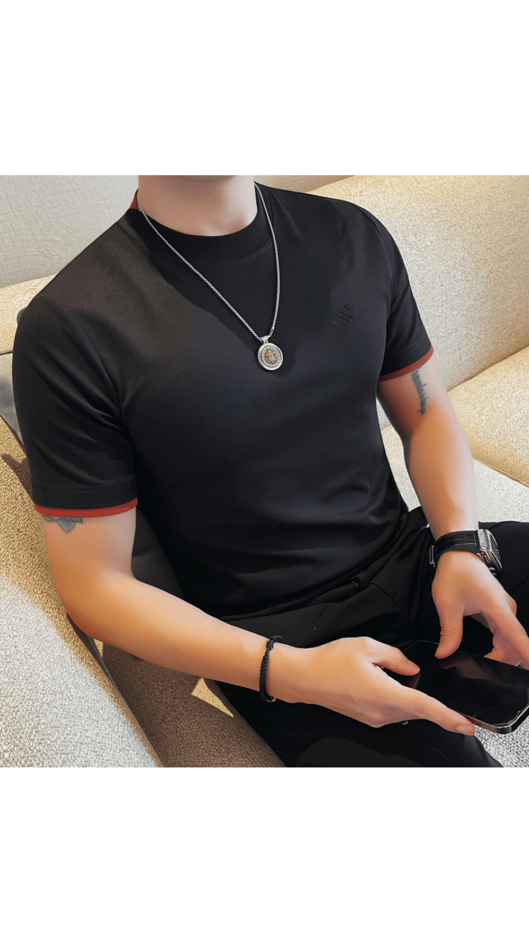 Staffro 11 - T-Shirt for Men - Sarman Fashion - Wholesale Clothing Fashion Brand for Men from Canada