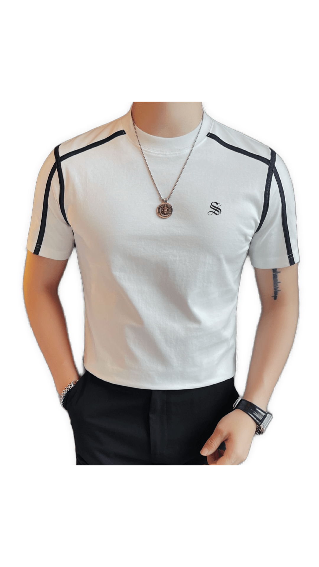 Staffro 12 - T-Shirt for Men - Sarman Fashion - Wholesale Clothing Fashion Brand for Men from Canada