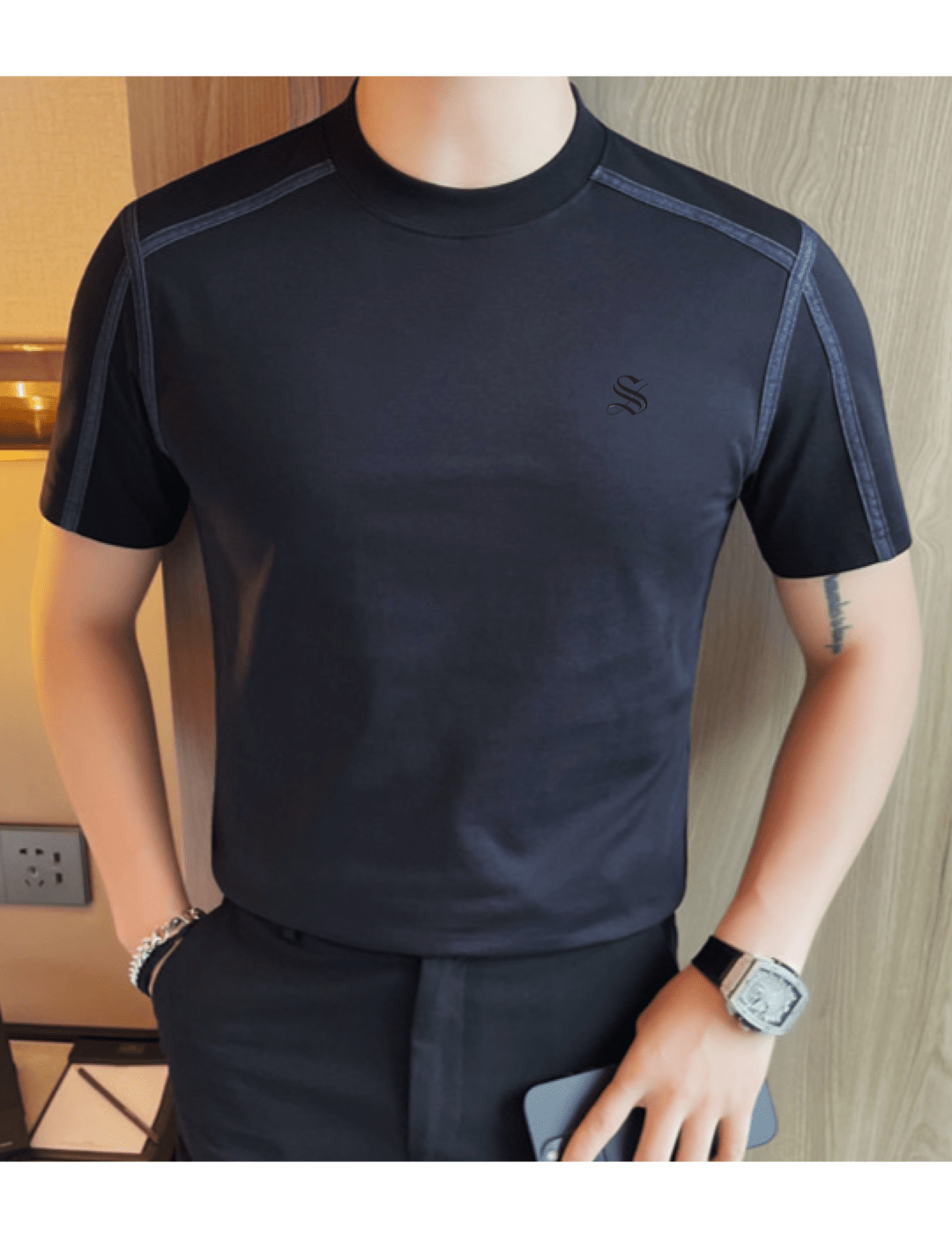 Staffro 12 - T-Shirt for Men - Sarman Fashion - Wholesale Clothing Fashion Brand for Men from Canada