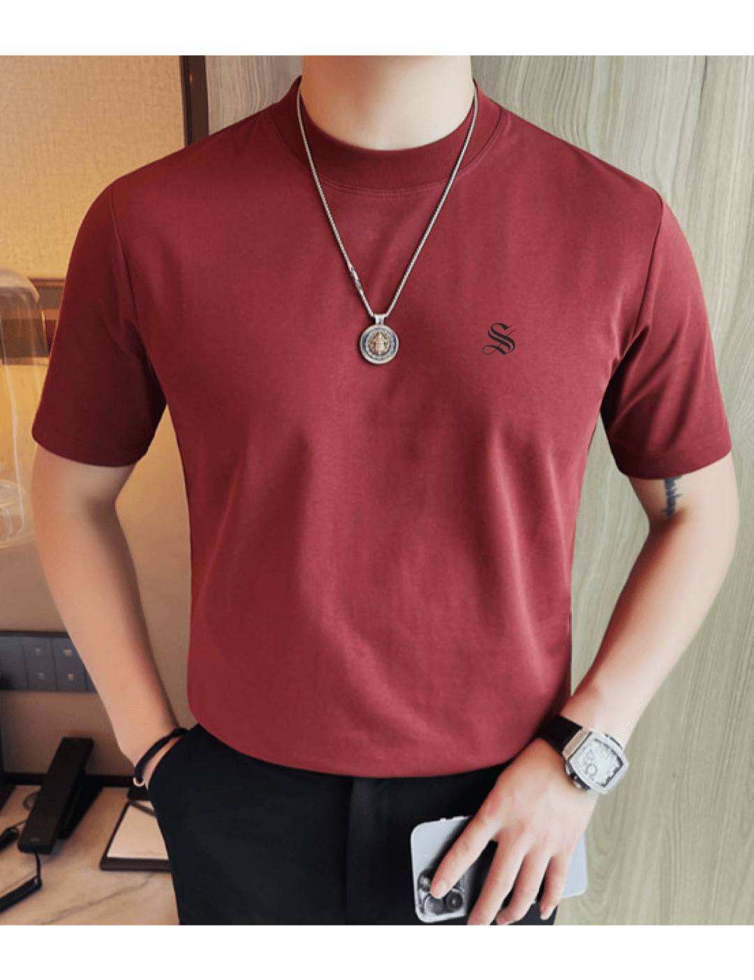Staffro 14 - T-Shirt for Men - Sarman Fashion - Wholesale Clothing Fashion Brand for Men from Canada