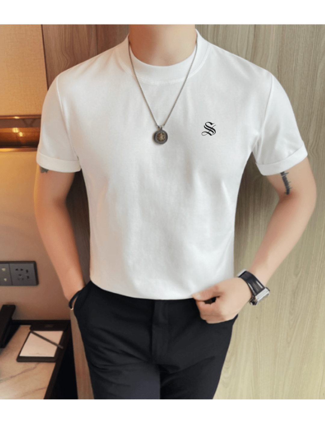 Staffro 14 - T-Shirt for Men - Sarman Fashion - Wholesale Clothing Fashion Brand for Men from Canada