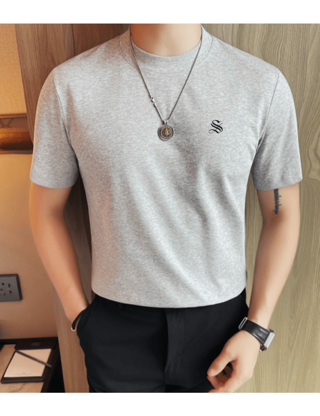 Staffro 14 - T-Shirt for Men - Sarman Fashion - Wholesale Clothing Fashion Brand for Men from Canada