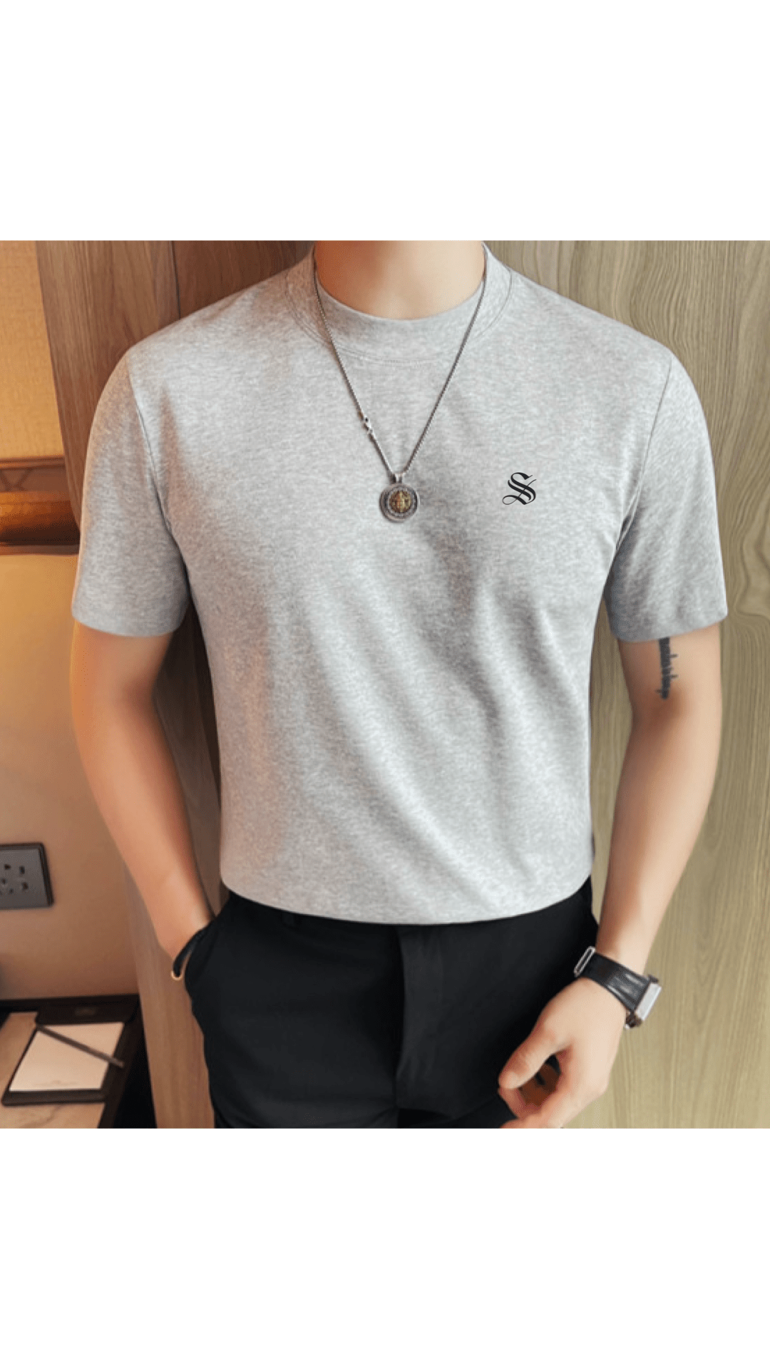 Staffro 14 - T-Shirt for Men - Sarman Fashion - Wholesale Clothing Fashion Brand for Men from Canada