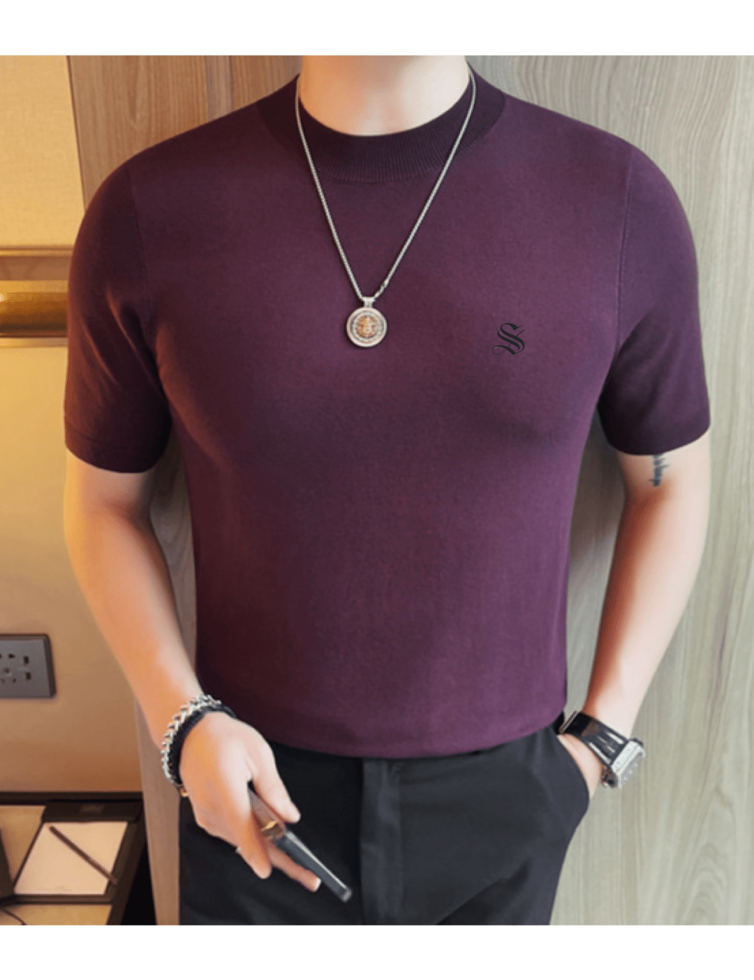 Staffro 15 - T-Shirt for Men - Sarman Fashion - Wholesale Clothing Fashion Brand for Men from Canada