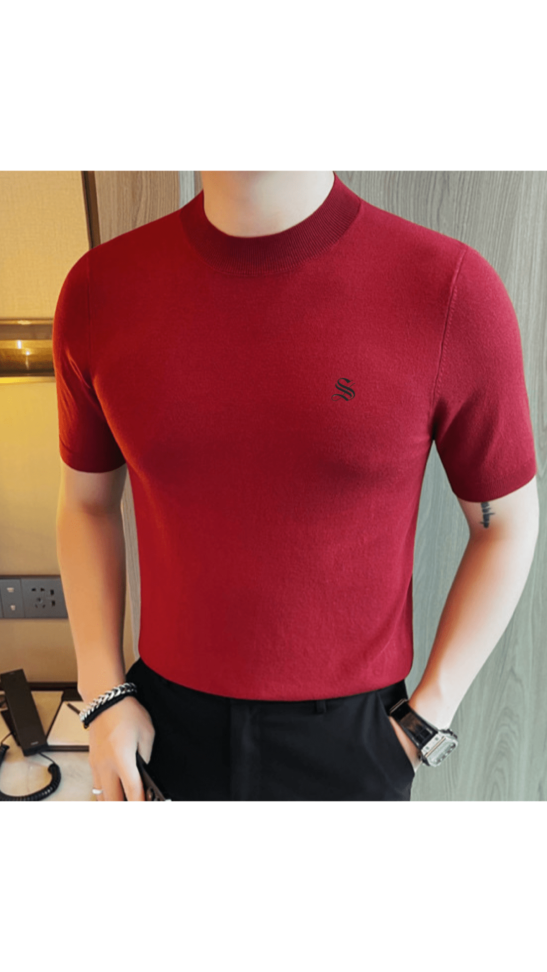 Staffro 15 - T-Shirt for Men - Sarman Fashion - Wholesale Clothing Fashion Brand for Men from Canada