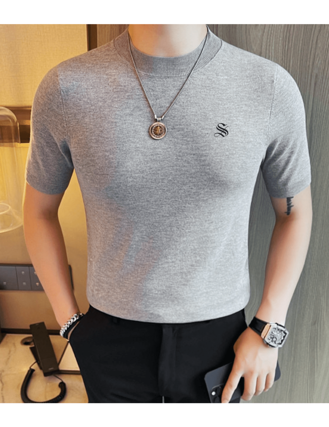 Staffro 15 - T-Shirt for Men - Sarman Fashion - Wholesale Clothing Fashion Brand for Men from Canada
