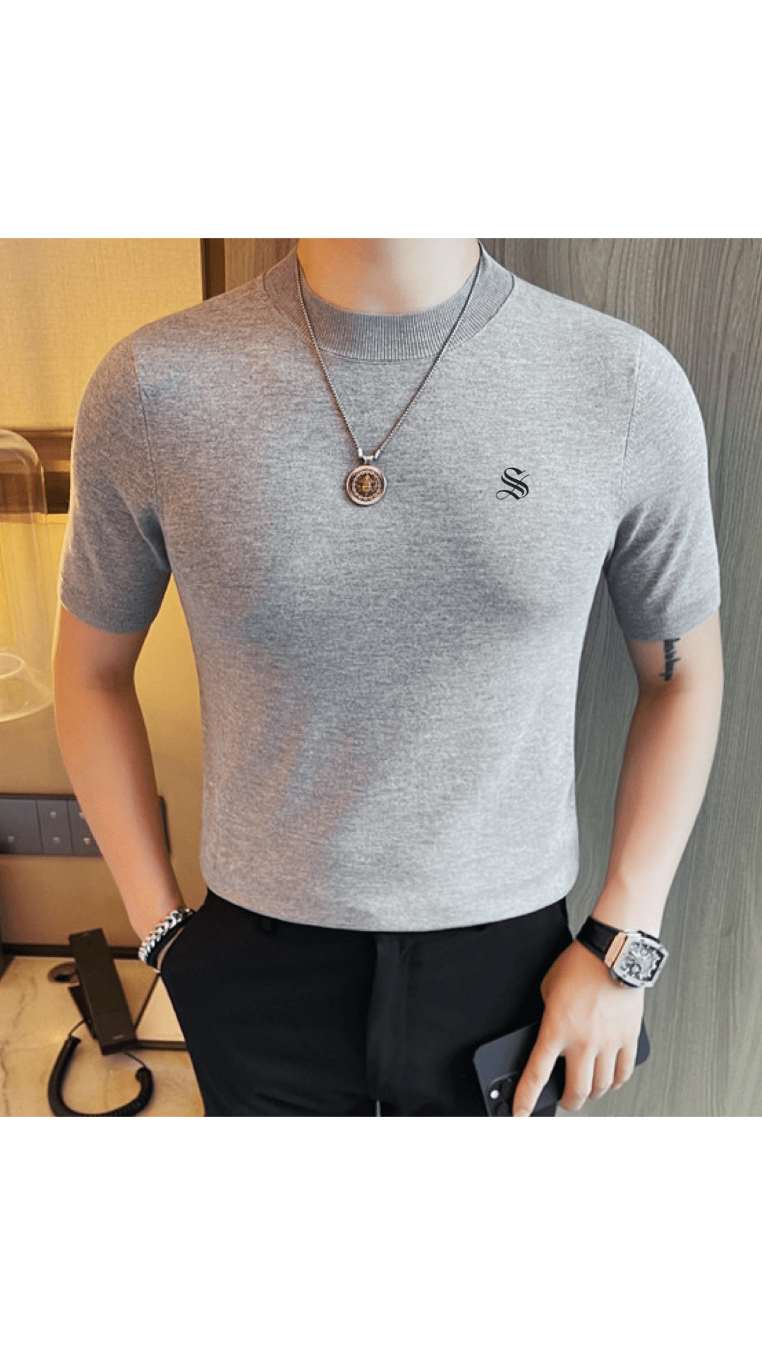 Staffro 15 - T-Shirt for Men - Sarman Fashion - Wholesale Clothing Fashion Brand for Men from Canada