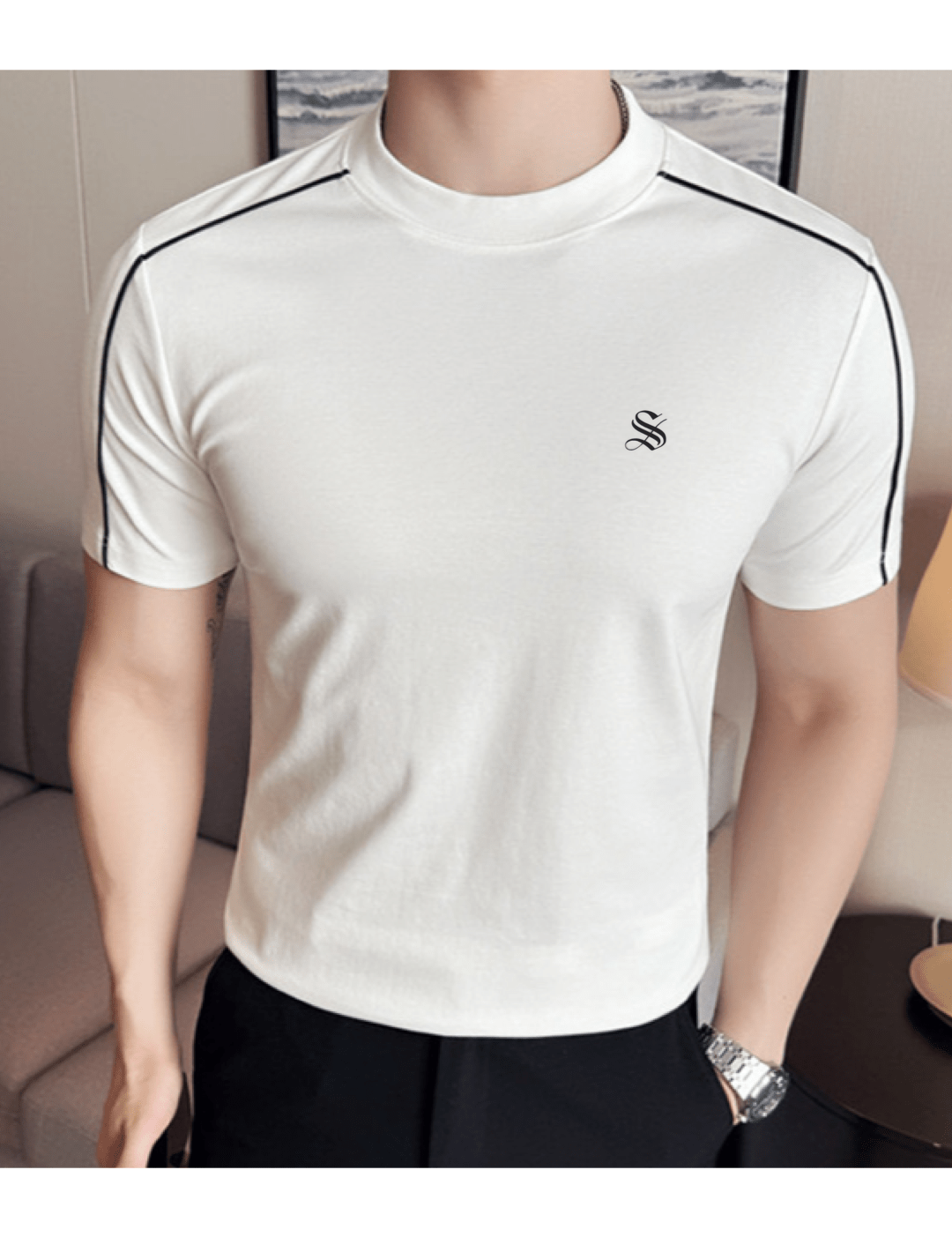Staffro 18 - T-Shirt for Men - Sarman Fashion - Wholesale Clothing Fashion Brand for Men from Canada