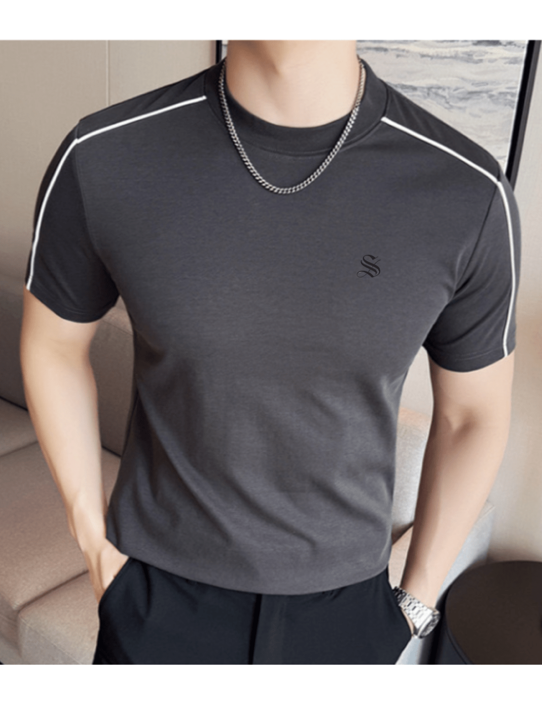 Staffro 18 - T-Shirt for Men - Sarman Fashion - Wholesale Clothing Fashion Brand for Men from Canada