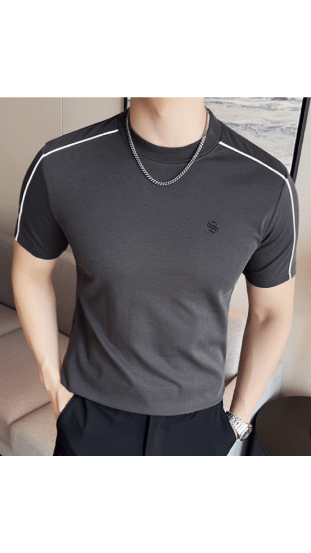 Staffro 18 - T-Shirt for Men - Sarman Fashion - Wholesale Clothing Fashion Brand for Men from Canada