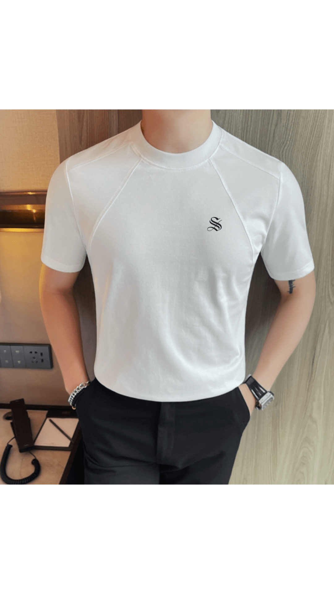 Staffro 21 - T-Shirt for Men - Sarman Fashion - Wholesale Clothing Fashion Brand for Men from Canada