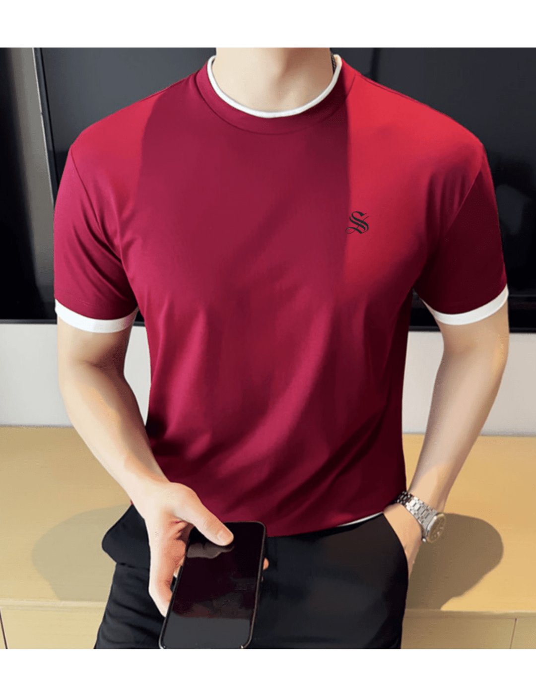 Staffro 22 - T-Shirt for Men - Sarman Fashion - Wholesale Clothing Fashion Brand for Men from Canada
