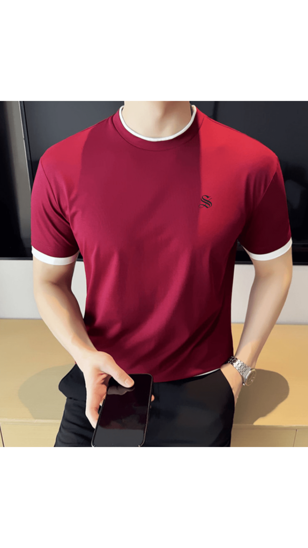 Staffro 22 - T-Shirt for Men - Sarman Fashion - Wholesale Clothing Fashion Brand for Men from Canada