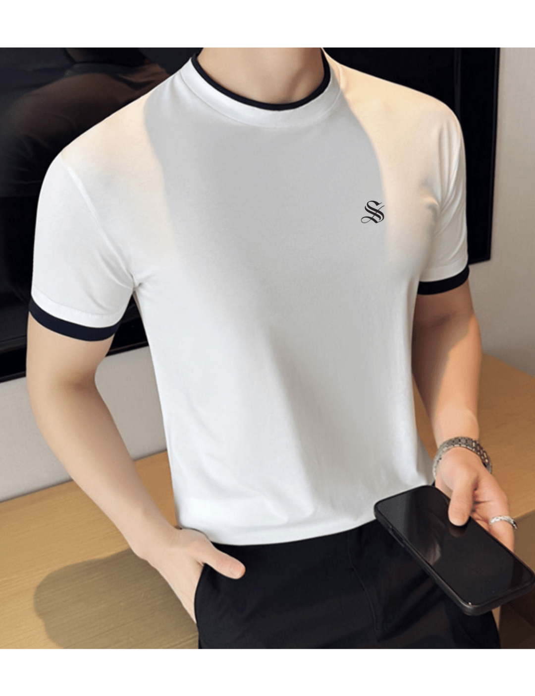 Staffro 22 - T-Shirt for Men - Sarman Fashion - Wholesale Clothing Fashion Brand for Men from Canada