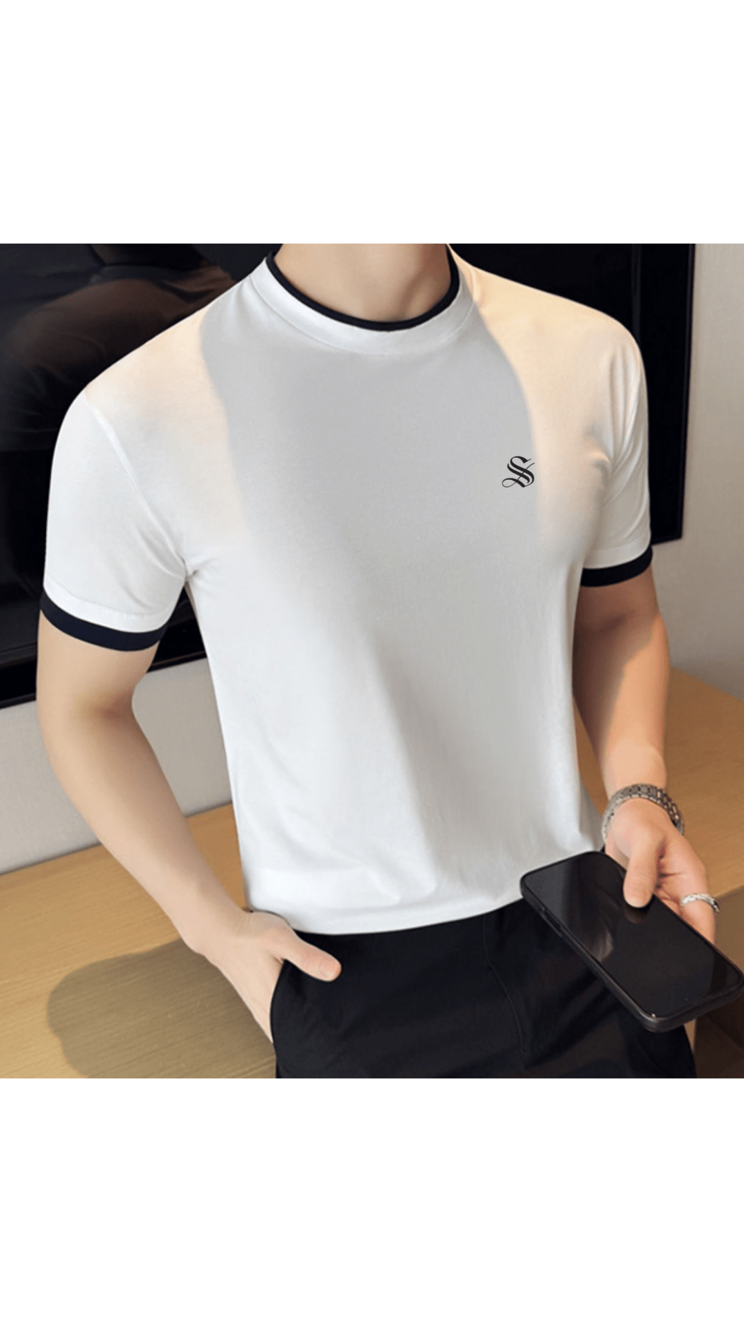 Staffro 22 - T-Shirt for Men - Sarman Fashion - Wholesale Clothing Fashion Brand for Men from Canada