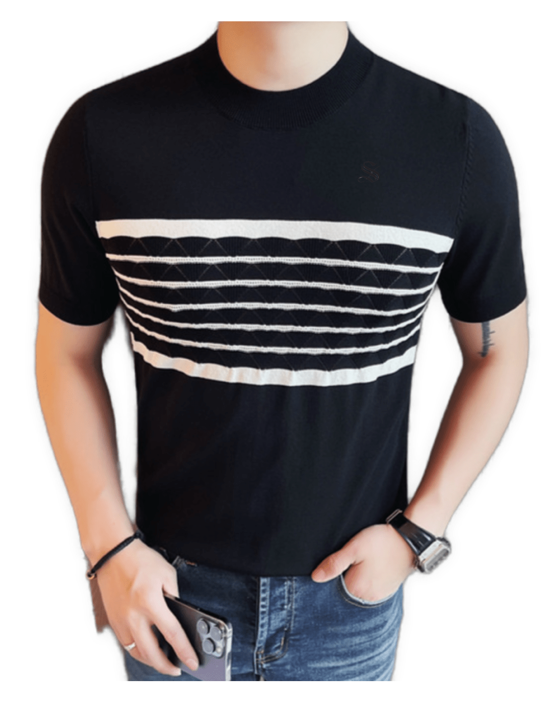 Staffro - T-Shirt for Men - Sarman Fashion - Wholesale Clothing Fashion Brand for Men from Canada
