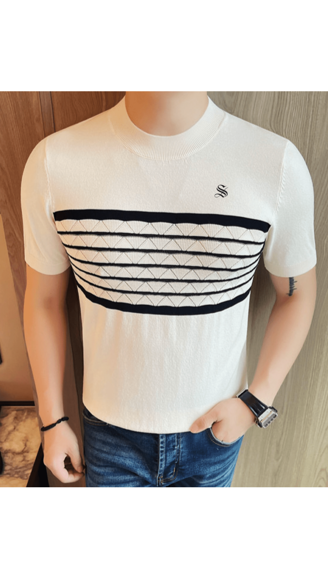 Staffro - T-Shirt for Men - Sarman Fashion - Wholesale Clothing Fashion Brand for Men from Canada